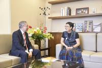 Ms Ann HUI (right) and Prof Wai-Yee CHAN (left), College Master